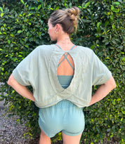Open Back Tee