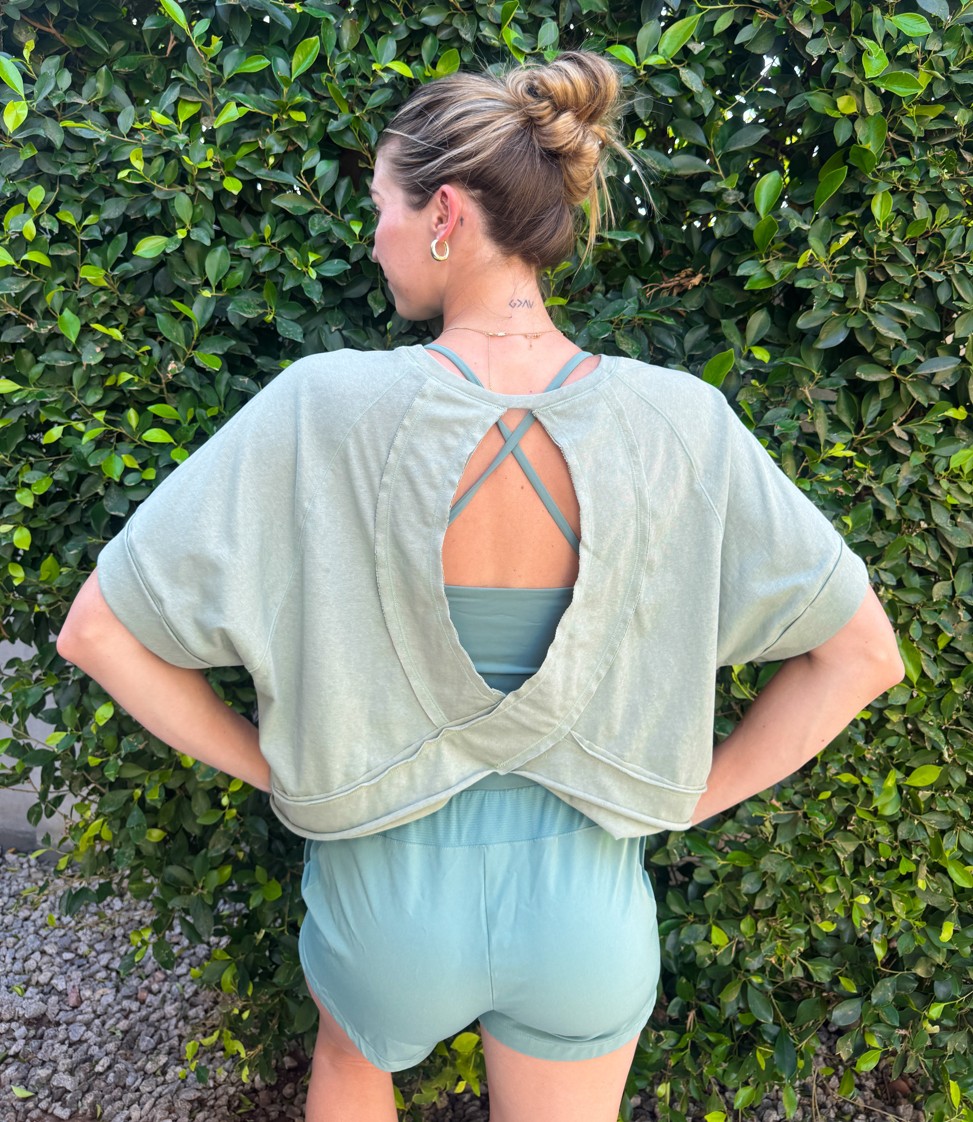 Open Back Tee