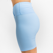 Ribbed Biker Shorts