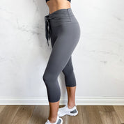 High Tied Capri Leggings