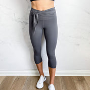 High Tied Capri Leggings