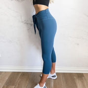 High Tied Capri Leggings