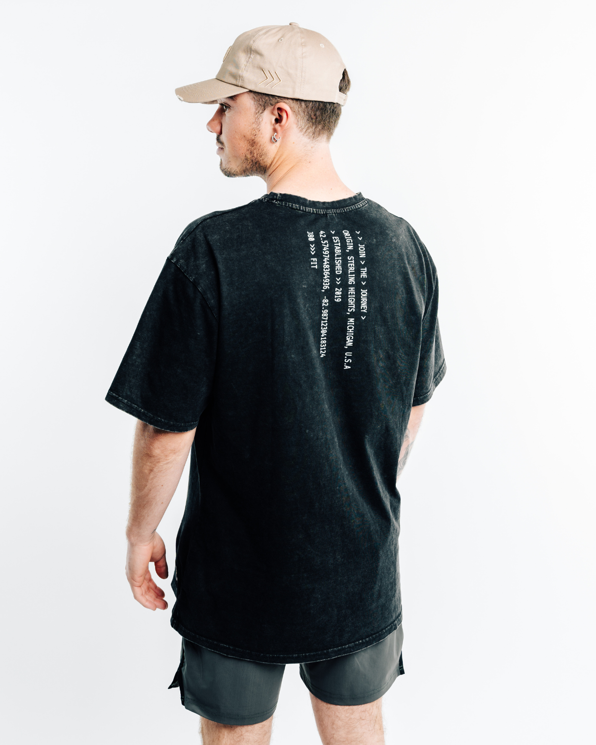 Men's Acid Wash Tee