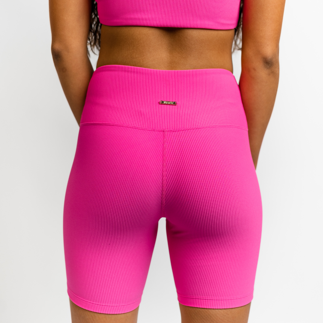 Ribbed Biker Shorts
