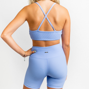 Ribbed Biker Shorts