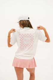 Checkered Graphic Tee