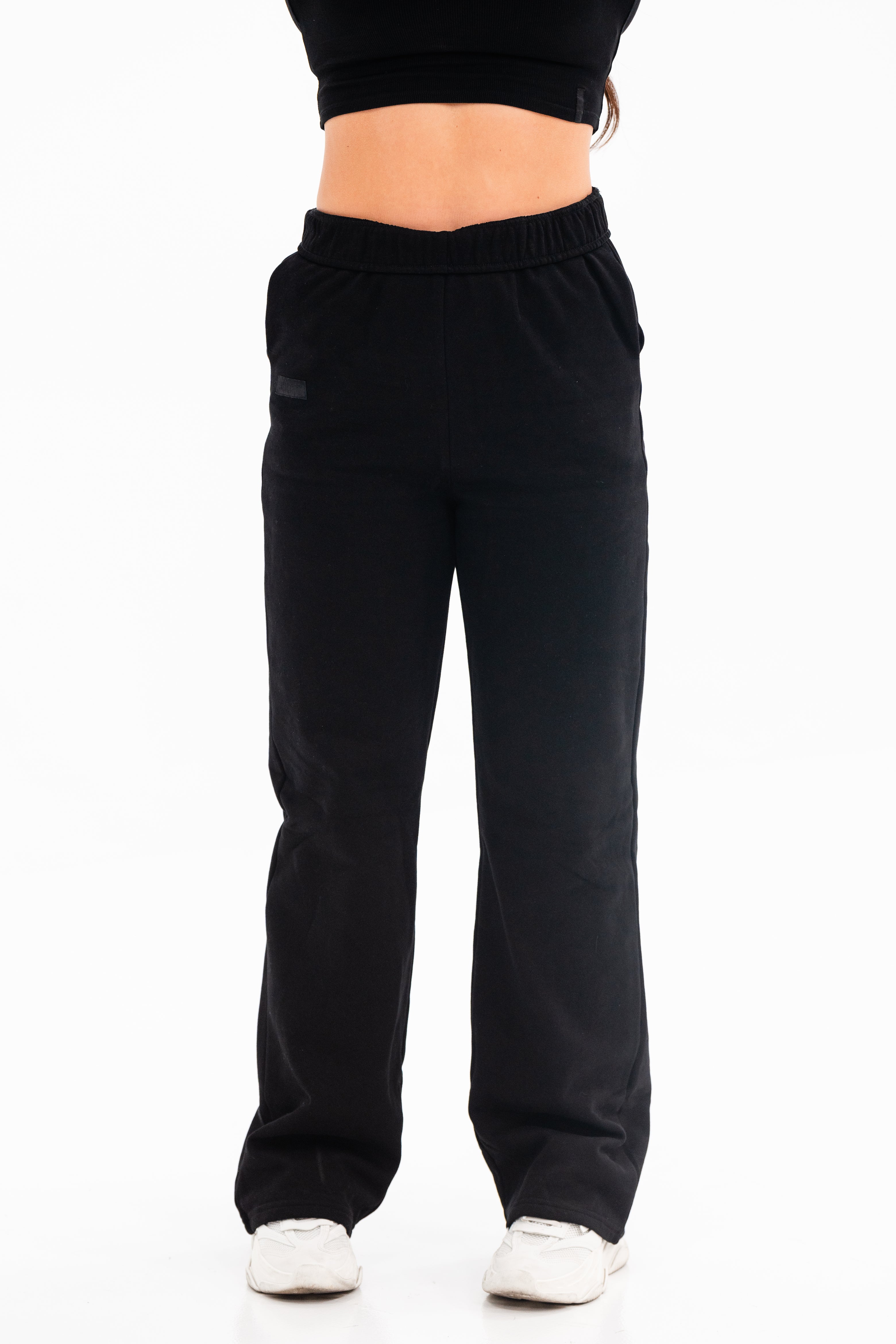 J80fit Comfy Basics Sweatpants Small Midnight Black