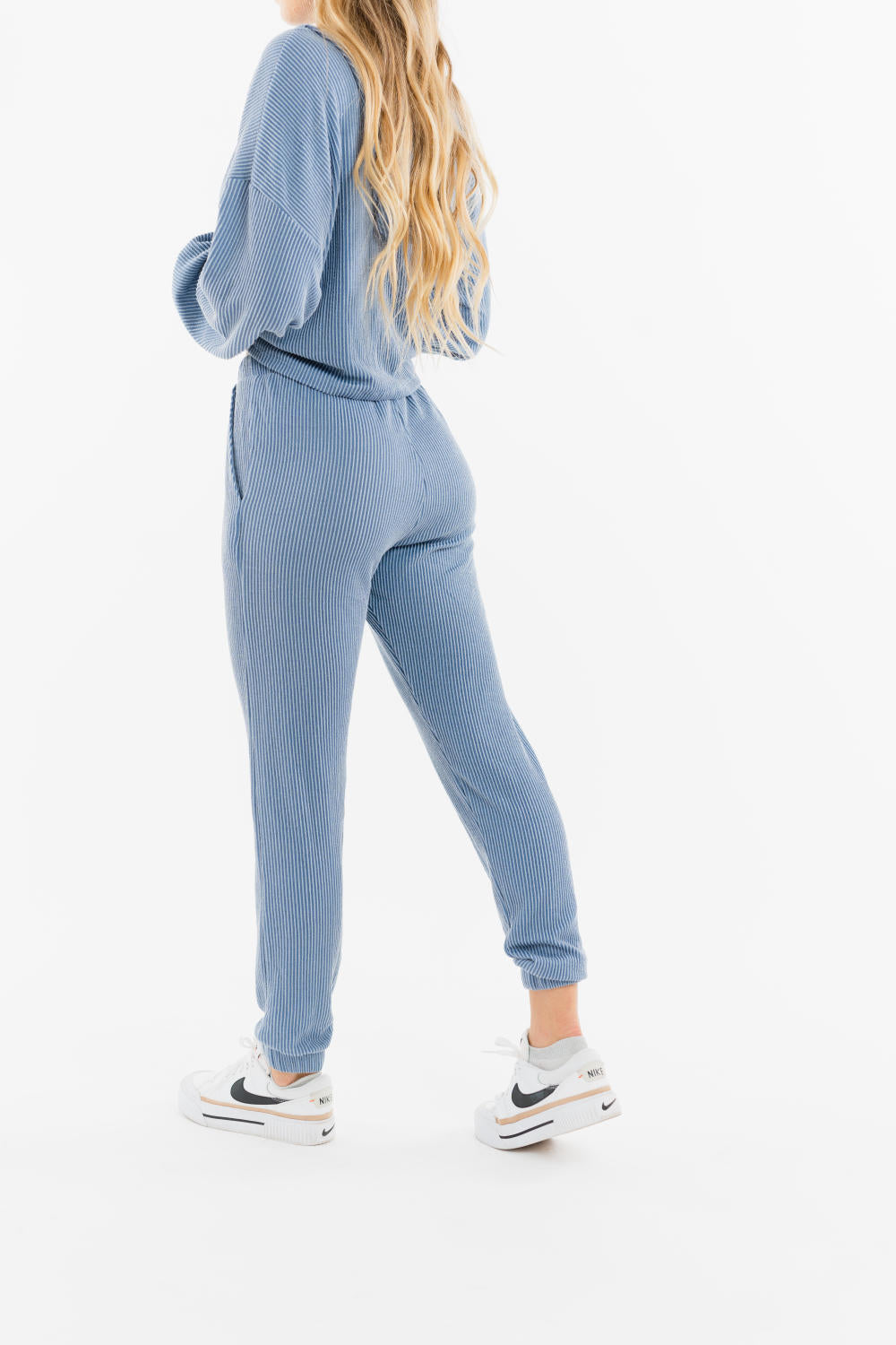Relaxed Ribbed Joggers