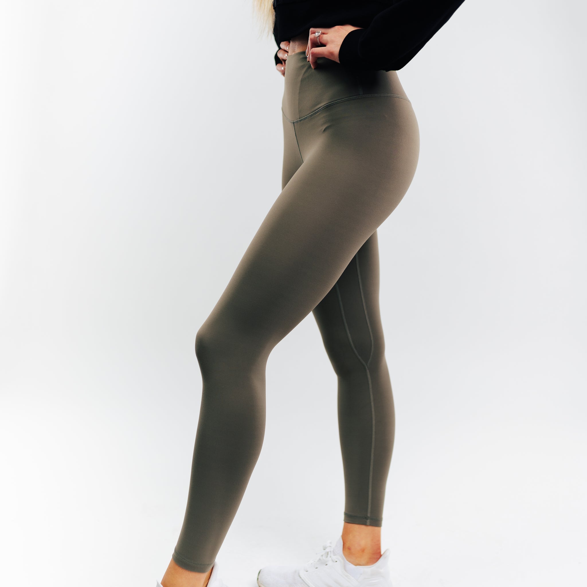 NEW Seamless Ultimate DRIIP Leggings Full Length Deep Ash | DRIIP Clothing
