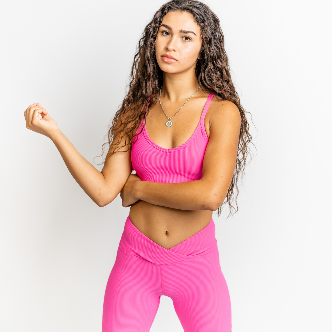 Biker shorts 2025 at pink